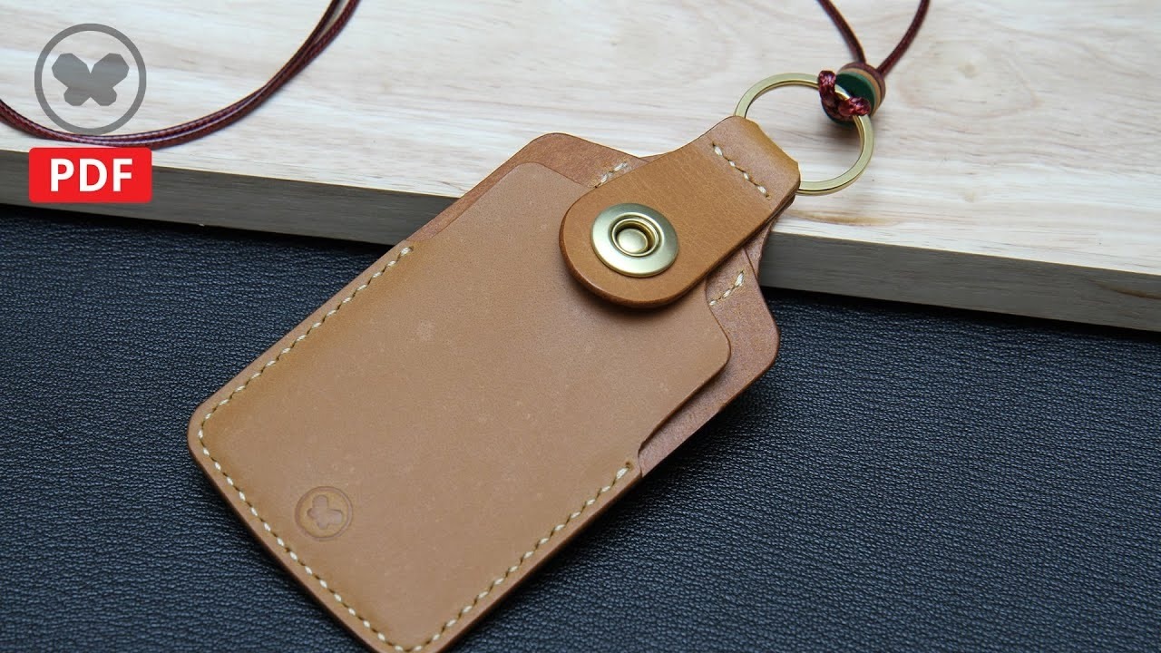 Выкройка кожаный чехол для пропуска/карты от Navico leather